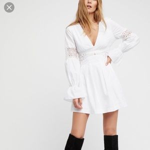 Free People Lindsey Mini Dress Tunic EUC 2